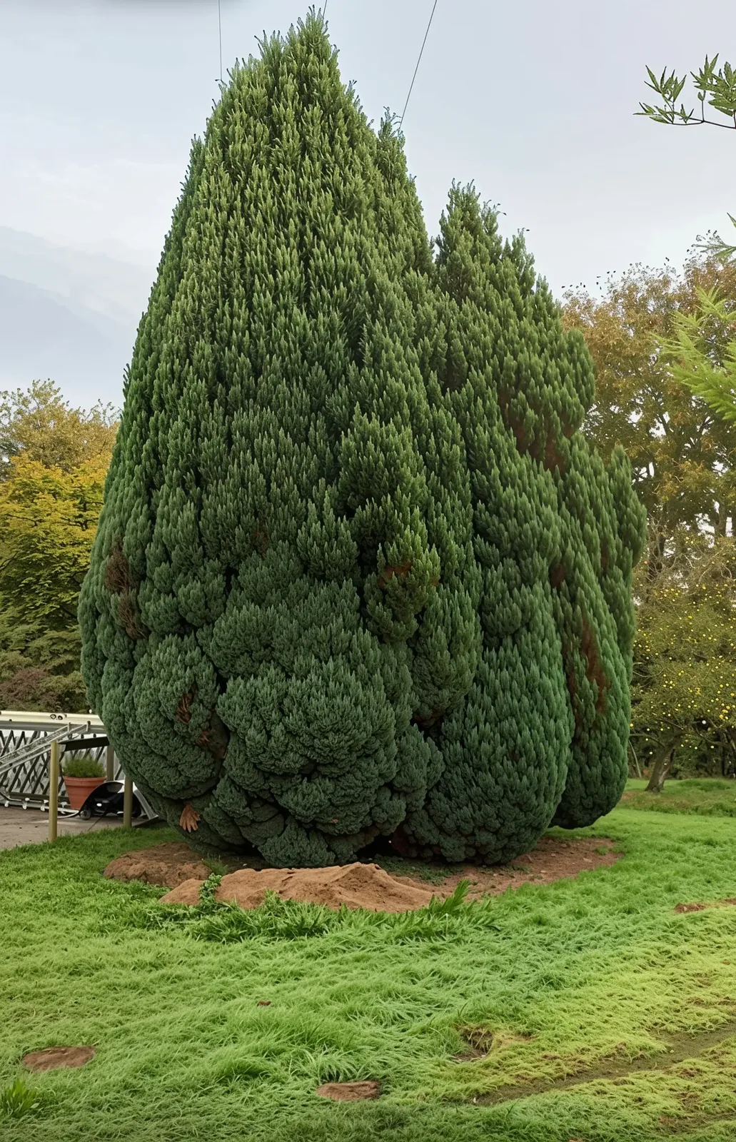 Débroussaillage à Cherbourg - Avant